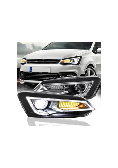 Volksvagen Polo 6r-6c 2009-2017 H.b Audi Dizayn Ledli Ön Far