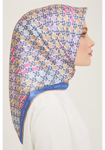 Armine Twill İpek Eşarp 24ya9144 56 - Desenli