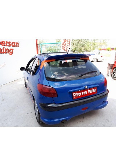Peugeot 206 Spoon Spoiler--- Fibersan Tuning