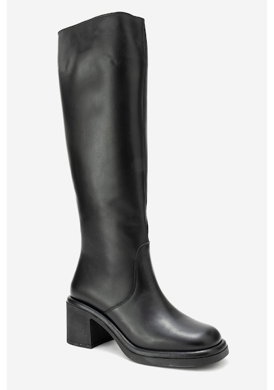 Luvishoes Luvi Shoes Fros Siyah Cilt Hakiki Deri Kadın Kalın Topuklu Çizme Siyah Luvishoes Luvi Shoes Fros Siyah Cilt Hakiki Deri Kadın Kalın Topuklu Çizme Siyah