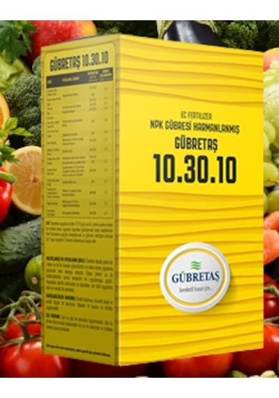 Gübretaş 10-30-10 Ağaç Bitki Meyve Sebze Çiçek Npk Gübresi 1 KG