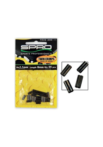 D. Spro Twin Crimps Ikili Sıkma Burcu 1.1Mm 1/25