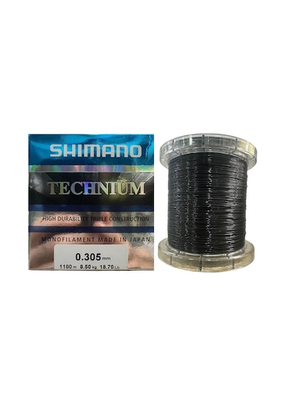 Shimano Technium 1100mt 0.305mm 8.5kg Monofilament Misina Koyu Gri