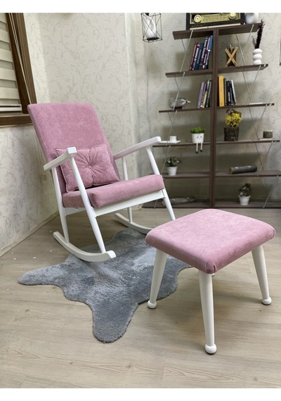 Asedia Trend Lake Pembe Sallanan Sandalye Koltuk