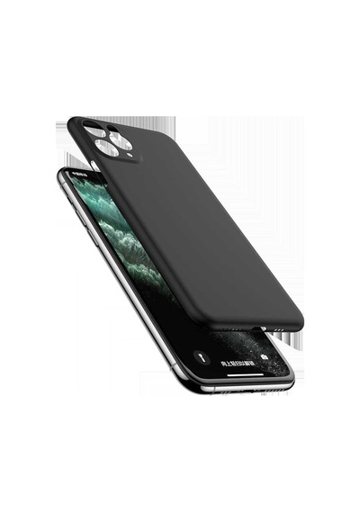Apple Uyumlu iPhone 11 Pro Kılıf Zore 1.Kalite Pp Silikon-Siyah
