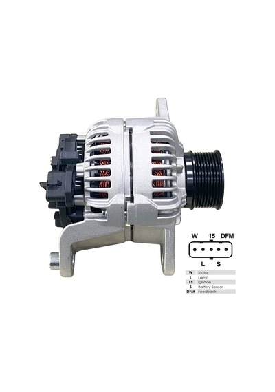 Bosch 24v Alternatör Dinamo 150 A 5 Fiş Soketli W-l-15-s-dfm Renault-volvo