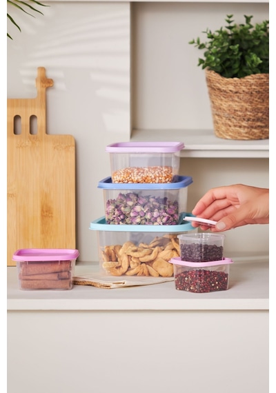 Karaca  Dora Purple 6 Parça Saklama Kabı