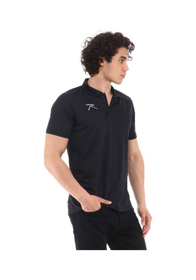 Kappa Raru Erkek Polo T-Shirt Nox Siyah Çok Renkli