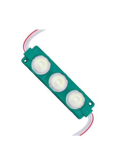 12v Parmak Lamba 3-ledli Mercekli Yeşil 74 20 Mm