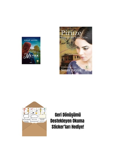 Meyra - Bir Bosna Hikayesi + Piruze - Şam'da Bir Türk Gelin + Okuma Sticker'ları