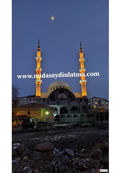 cami minare aydınlatma lambası kandil floresan armatür tüp led