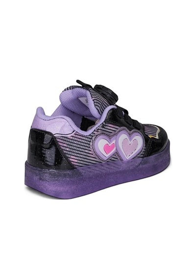Tuğba Ortopedi 028 Kız Çocuk Led Işıklı Sneaker Siyah
