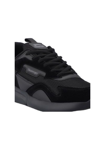 Slazenger OPTION Erkek Koşu &amp; Yürüyüş Ayakkabı Siyah / Siyah