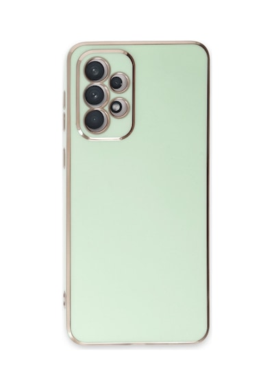 Galaxy Uyumlu  A73 5g Kılıf Volet Silikon - Açık Yeşil