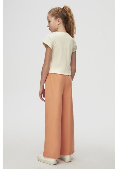 Xo Kids Kız Çocuk Tişort 10-16 Yaş 38801 Ekru