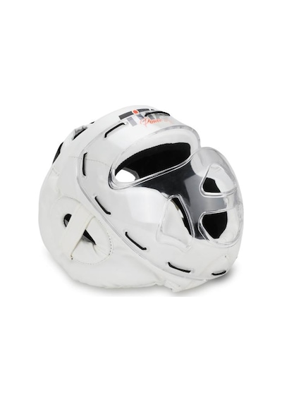 Titan Sport Yüz Korumalı Boks Kaskı , Beyaz Camlı Model Çok Renkli