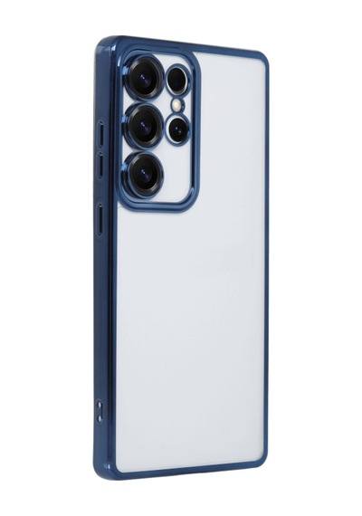 Galaxy S25 Ultra Kılıf Razer Lensli Silikon - Lacivert