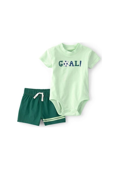 Carter's Erkek Bebek Body Şort Set 1u564710 Yeşil