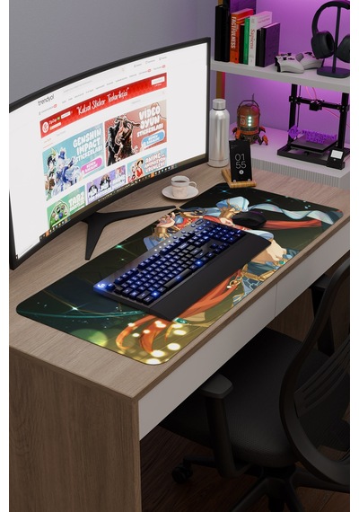 Nilou Genshin Impact Anime Gacha V1 - 90x40 Xxl Gaming Mouse Pad Fare Altlığı