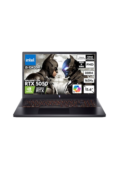 Acer Nitro Anv15-52 NH.QZ7EY.004HMF49 Core i5-13420H 48 GB 1 TB SSD 8 GB RTX505015.6" W10P Dizüstü Bilgisayar