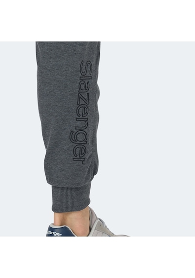 Slazenger NEAL KTN Erkek Fermuar Cepli Koyu Gri Eşofman Altı