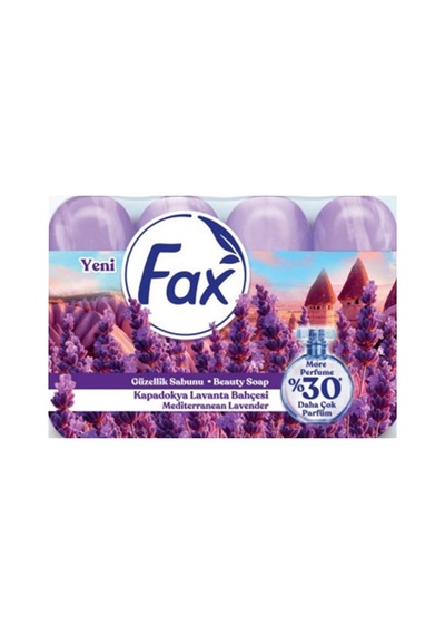 Fax Güzellik Sabunu 4'lü 70 G Lavanta - Akdeniz Kokusu 2'li Ekonomik Paket - 2 Adet Tarı Diğer