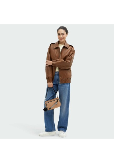 Kipling New Milos Küçük Boy Omuz Çantası Kahverengi