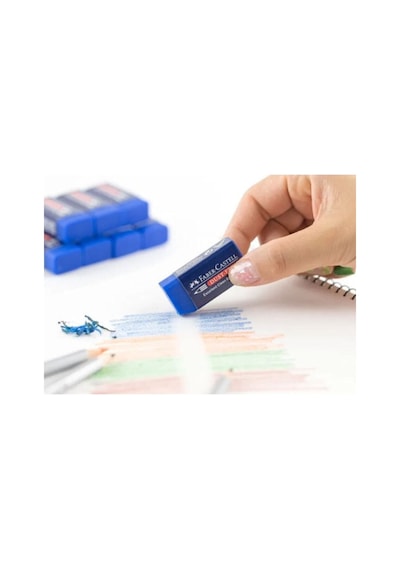 Faber Castell Castell Faber-castell Sınav Silgisi Mavi 3'lü Newdesing 987838