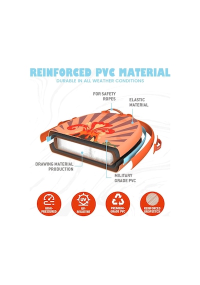 Bodyboard Aloha Plaj Çocuk Sörf Tahtası-ultra Hafif Vücut Tahtası 110x51x10 Cm 1 Yıl Garanti