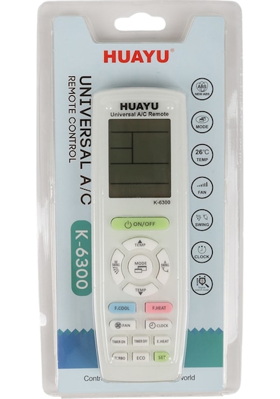 Huayu K-6300 Üniversal A/c Akıllı Klima Kumandası