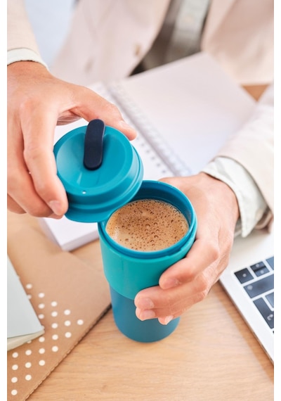 Tupperware Hep Yanımda Kupam 490 ml Mavi