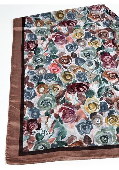 Bonjela Soft Pamuk Şal-75 X 190 -06573 Kahve