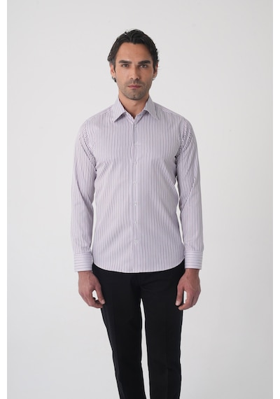 Bisse Regular Fit Uzun Kol Pamuk Erkek Bordo Gömlek Gmczg250031 D25 Bordo