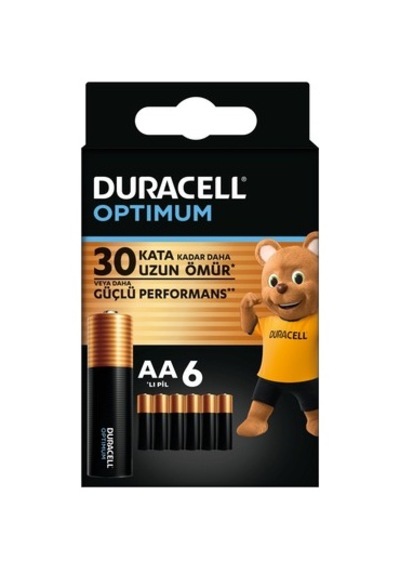 Alkalin Aa Pil 1.5v, 6'lı Paket, Uzun Süreli Enerji Sağlar