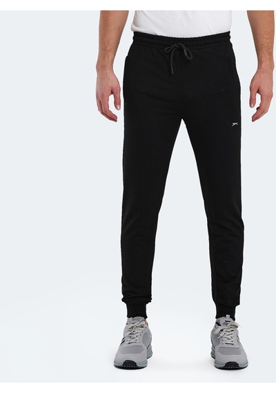 Slazenger OLUFTEN I Erkek Cepli Siyah Eşofman Altı