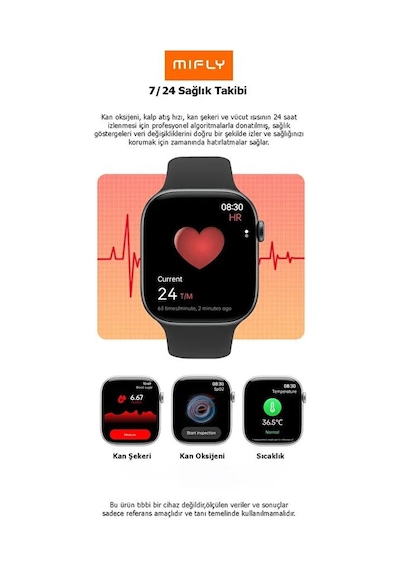 Mifly S10 Pro 46 MM Akıllı Saat (Distribütör Garantili)