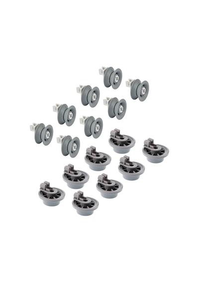 Bosch Uyumlu Bulaşık Makinesi Sepet Tekerleği 8 Alt Üst Teker Takımı - 496135572