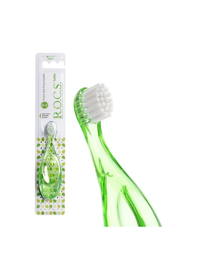 R.o.c.s. Baby Extra Soft - Yeşil 0-3 Yaş Bebekler İçin Diş Fırçası