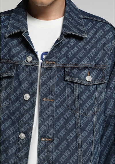 Colin's Colins Oversize Fit Düğmeli Astarsız Erkek Mid İndigo Denim Ceket Cl1083382 Q1.v1 Dn45291 Colin's Colins Oversize Fit Düğmeli Astarsız Erkek Mid İndigo Denim Ceket Cl1083382 Q1.v1 Dn45291