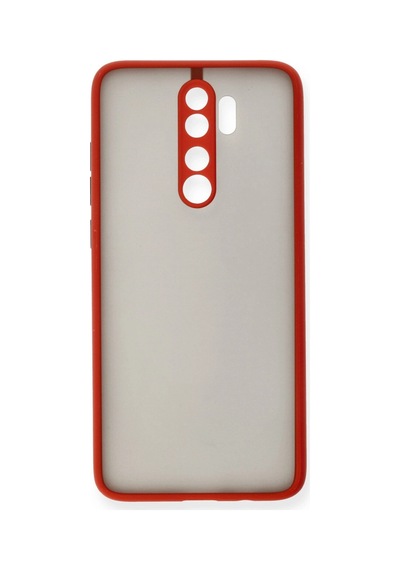 Xiaomi Redmi Note 8 Pro Kılıf Montreal Silikon Kapak - Kırmızı -