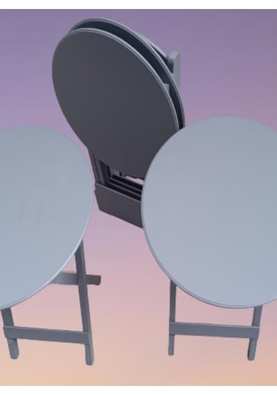 1448bng90133çanta Zigon Sehpa Oval Model Dörtlü Ahşap Mdf Gri Renk Uyumu Kutu Sevk El Yapımı