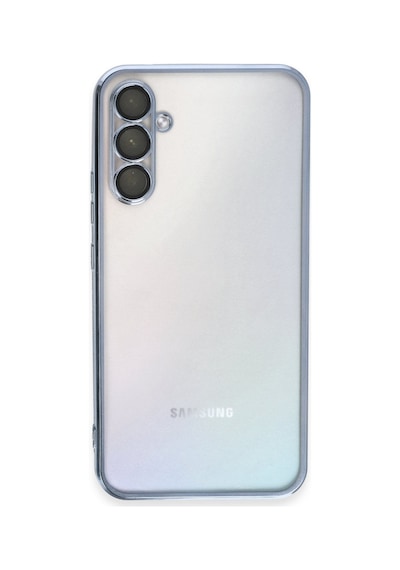 Samsung Galaxy Uyumlu  A34 5g Kılıf Razer Lensli Silikon - Açık Mavi