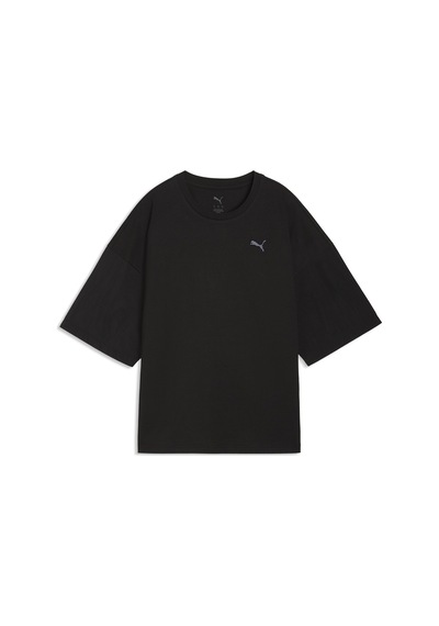 Puma Her Kadın Siyah Günlük Stil T-shirt 69188301