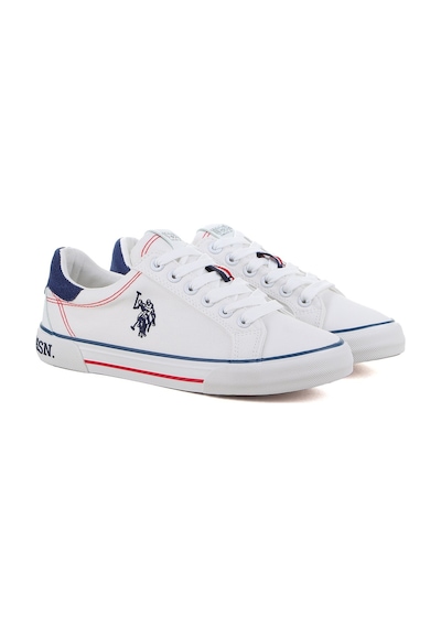 U.S. Polo Assn. Rachel Rahat Tabanlı Kadın Convers Ayakkabı Beyaz