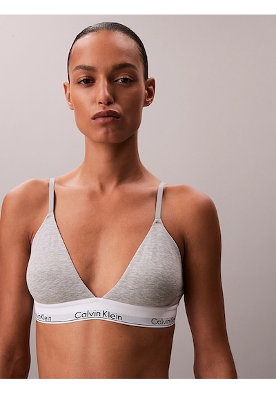 Calvin Klein Kadın Marka Logolu Şık Tasarımlı Günlük Kullanıma Uygun Gri Sütyen Lv00qf8498 P7a