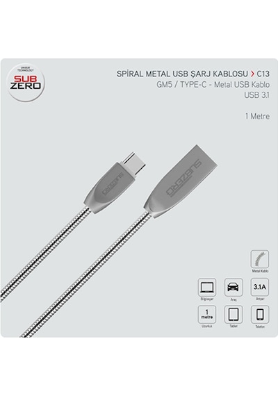 Samsung Uyumlu Araç Şarj Type-C / Şarj Cihazı Aleti