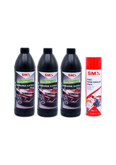 3 Adet Seramik Katkılı Hızlı Ve Pratik Cila - 1 Adet Susuz Motor Temizleme Spreyi