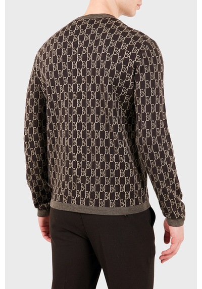 Emporio Armani Regular Fit Bisiklet Yaka Jakarlı Logolu Kazak Erkek Kazak Em006360 Af27946 F6023 Kahve Emporio Armani Regular Fit Bisiklet Yaka Jakarlı Logolu Kazak Erkek Kazak Em006360 Af27946 F6023 Kahve