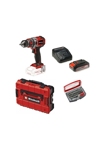 Einhell TP-CD 18/50 Li-I Bl Solo Akülü Vidalama Seti + 1 x 2.5 Ah Starter Kit Bits Uç Ve Çanta Dahil