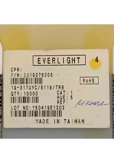 3019276206 Kırmızı Smd Everlıght Led Opto 143 Adet